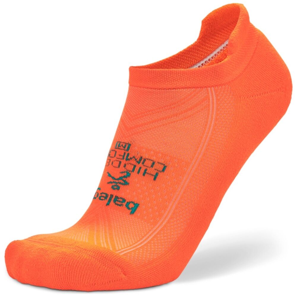 Balega Hidden Comfort Low Cut Moisture Wicking Running Socks Neon Orange