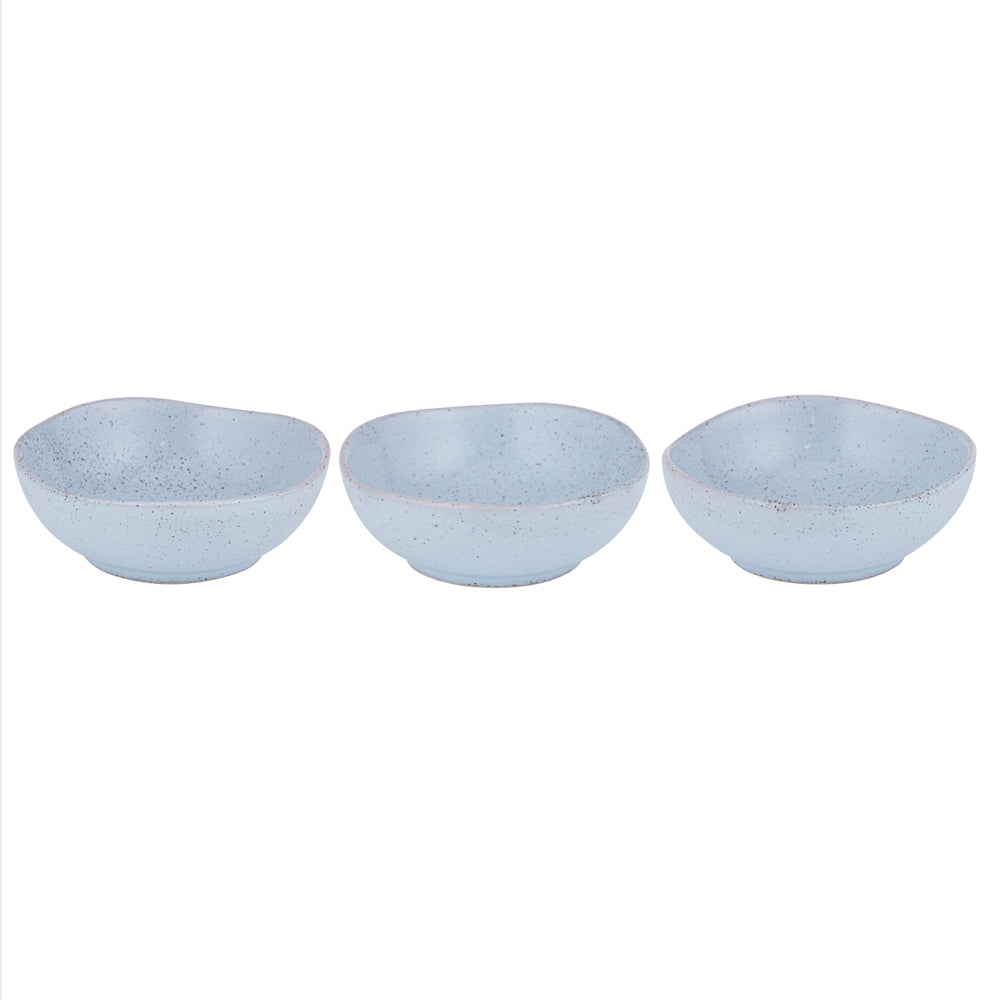 2x 3pc Ladelle Artisan Mini Serving Bowl Set - Blue