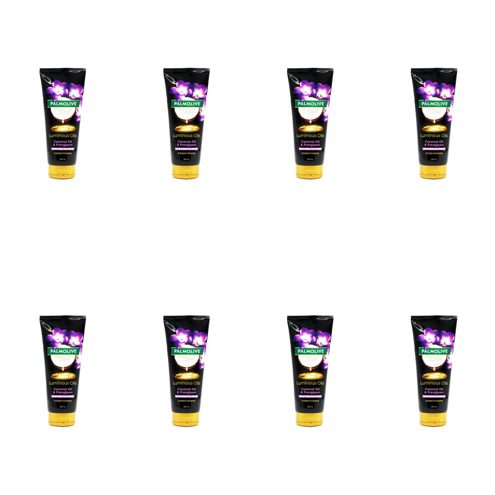 8PK Palmolive 350ml Conditioner Luminous Oils Coconut Oil & Frangipani