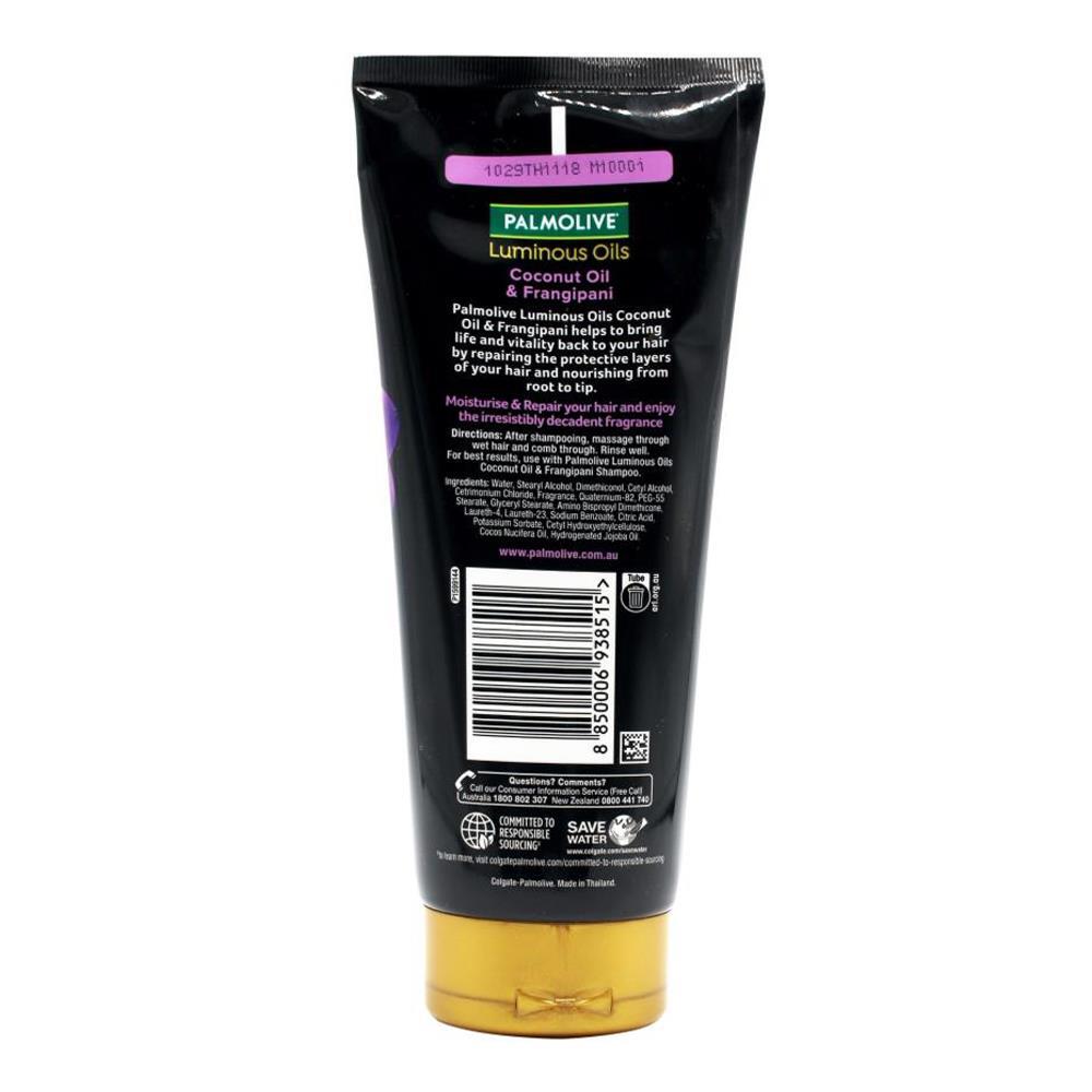 8PK Palmolive 350ml Conditioner Luminous Oils Coconut Oil & Frangipani