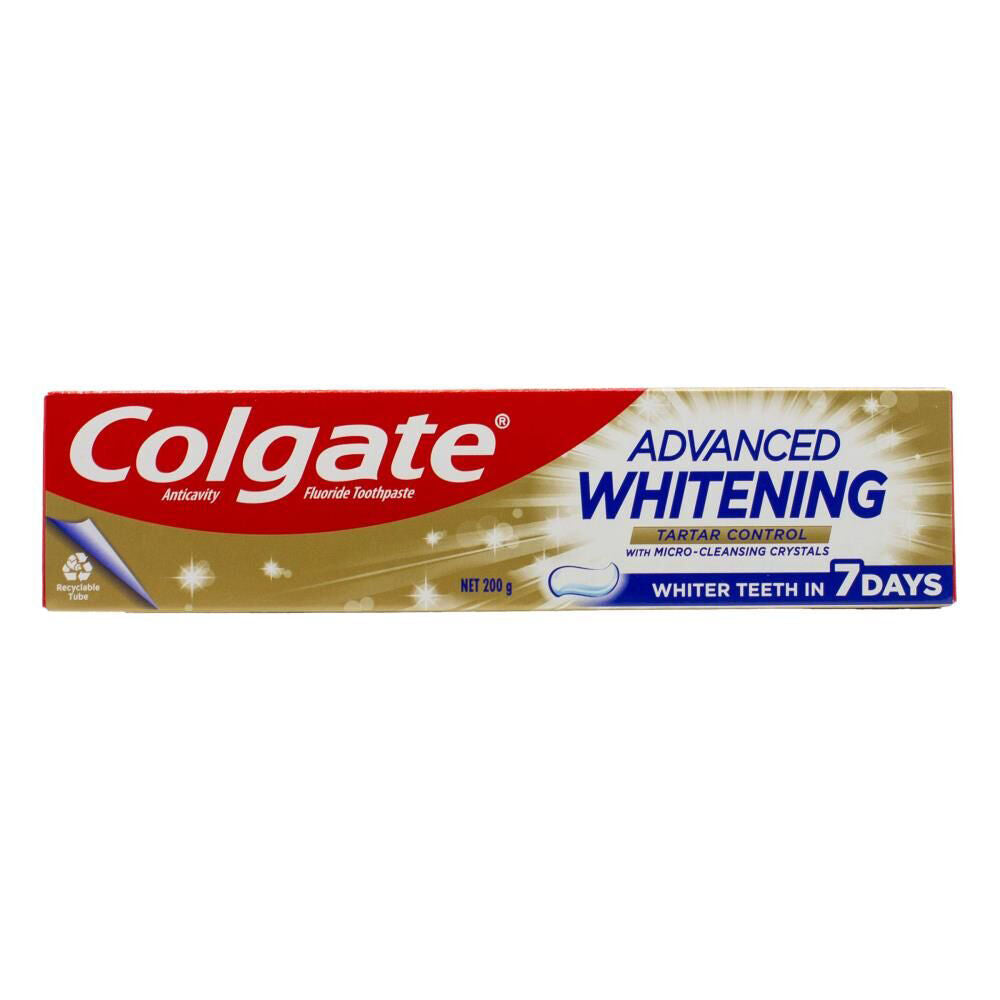 12PK Colgate 200g Toothpaste Advanced Whitening Tartar Control