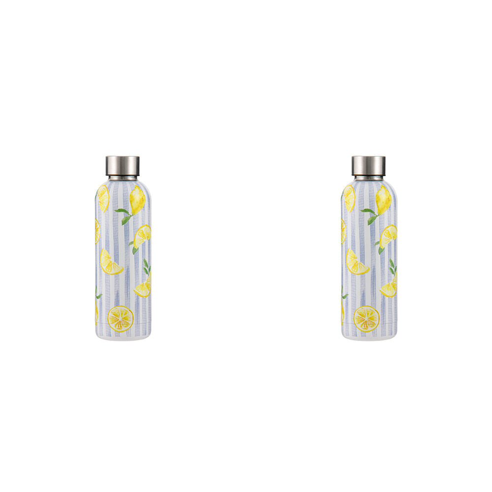 2PK Ladelle Capri Lemon Drink Bottle Water Beverage Container Portable Flask