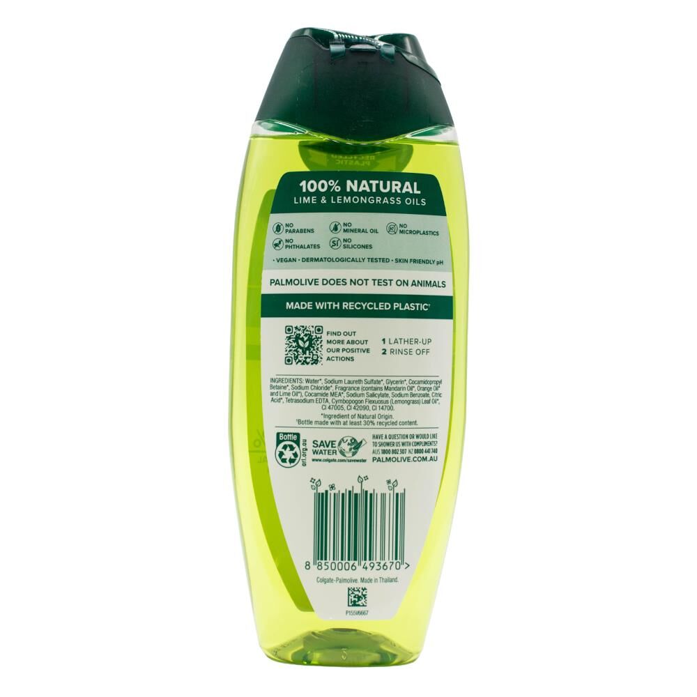 12PK Palmolive 500ml Naturals Body Wash Refreshing White Citrus