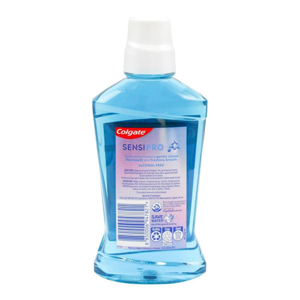 4PK Colgate 500ml Sensipro Mouthwash Mild Mint For Sensitive Mouth