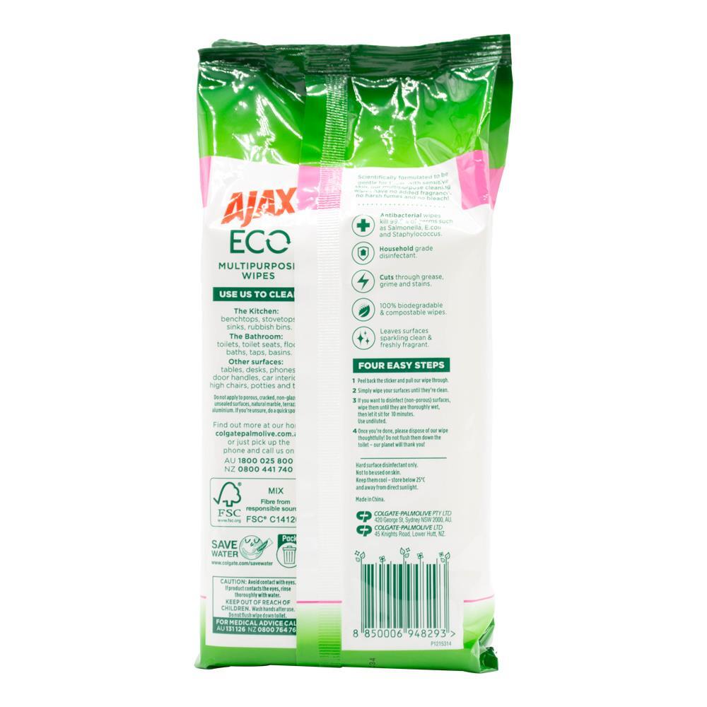 1320pc Ajax Eco Multipurpose Disinfectant Cleaning Wipes