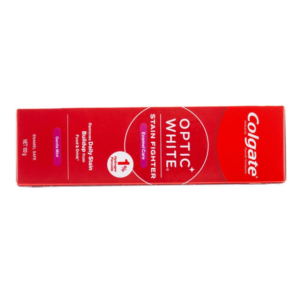 6PK Colgate 100g Toothpaste Optic White Stain Fighter Enamel Care Gentle Mint