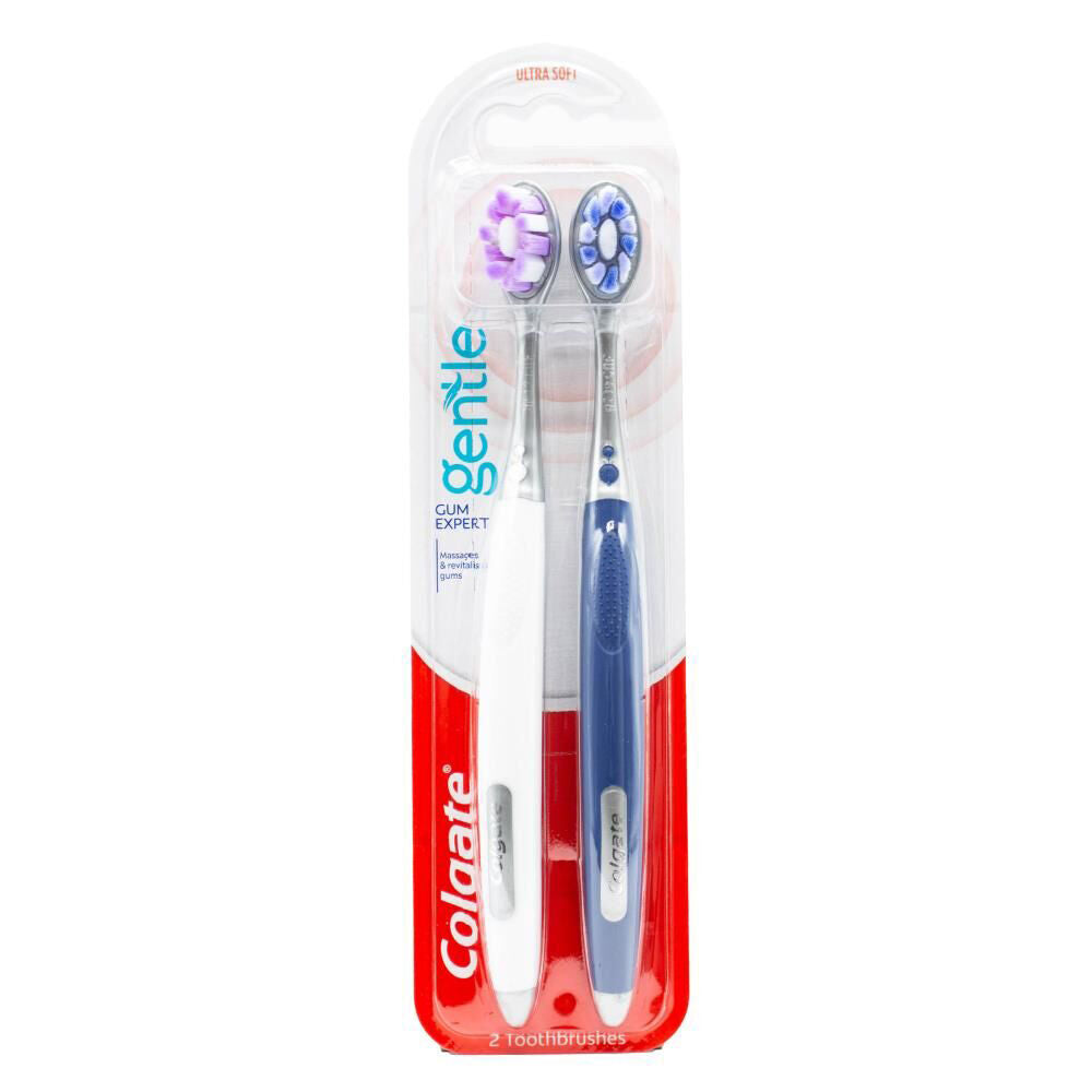 12x 2pc Colgate Ultra Soft Toothbrush Gentle Gum Expert