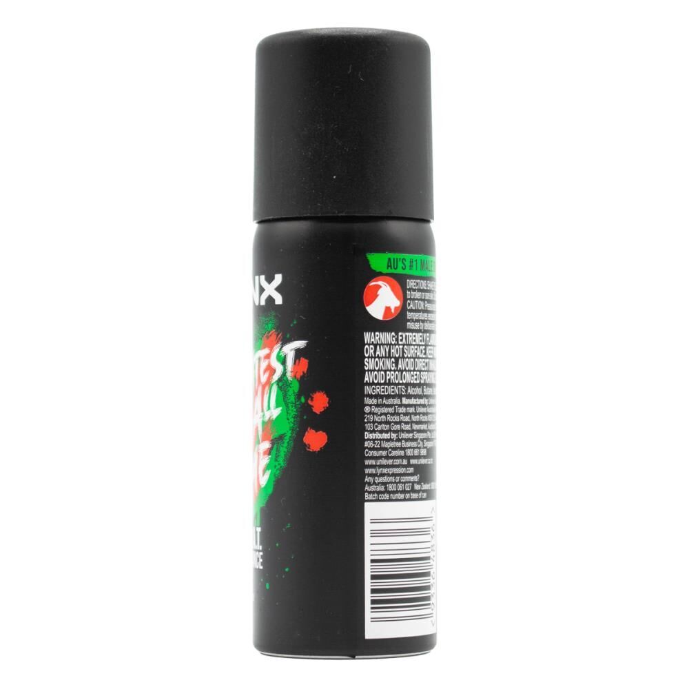 6PK Lynx 50ml Men Deodorant Body Spray Africa Greatest of All Time Mini