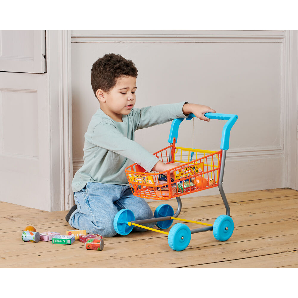 Casdon Shopping Trolley Pretend Play Supermarket Cart Toy Kids Children 3y+