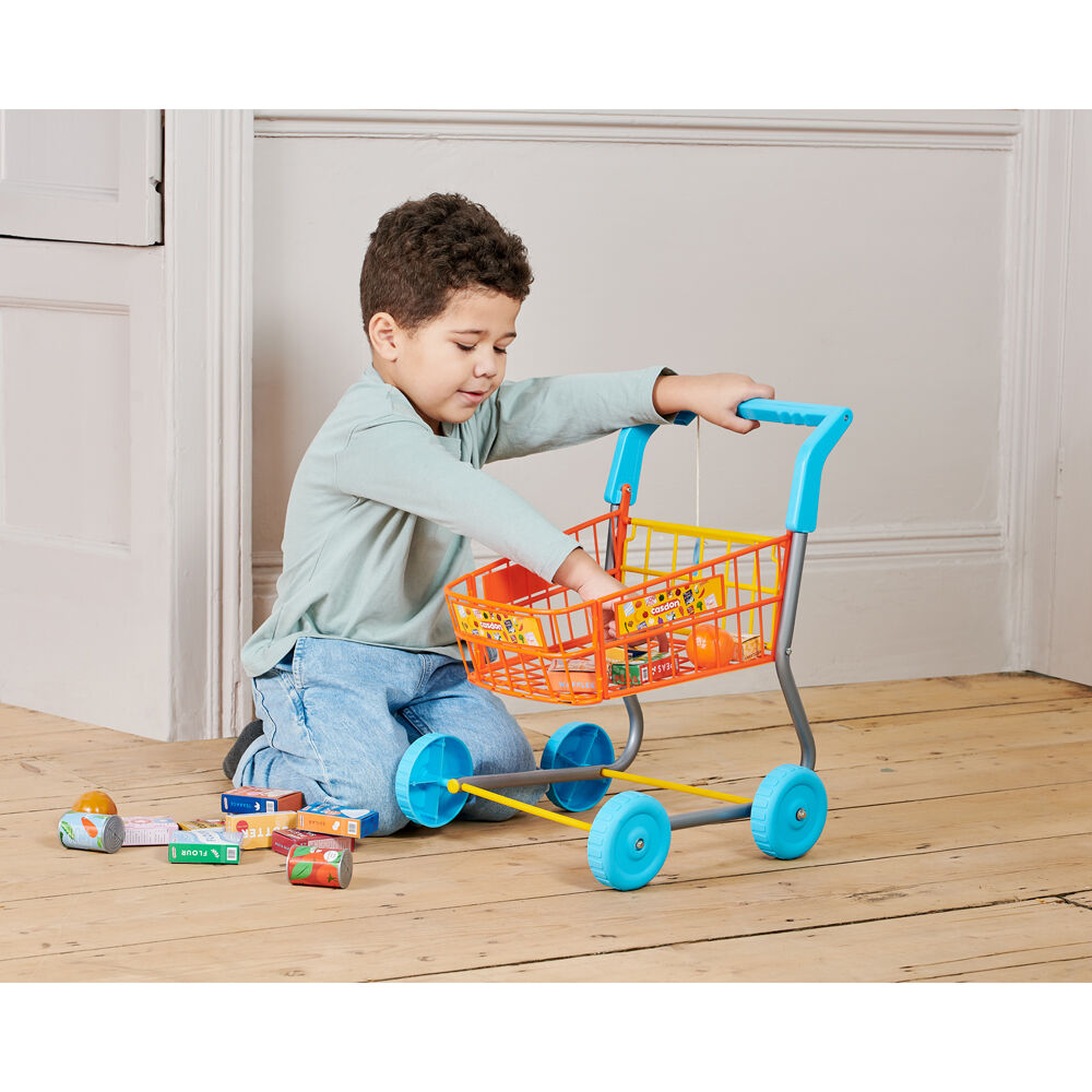 Casdon Shopping Trolley Pretend Play Supermarket Cart Toy Kids Children 3y+