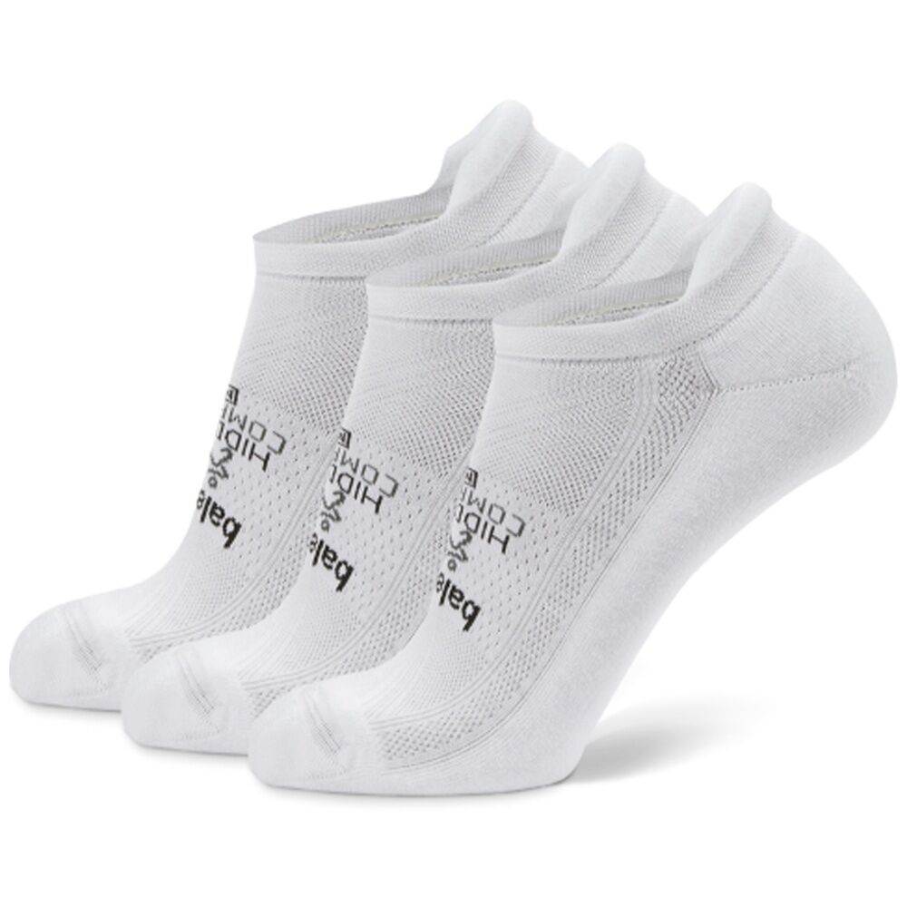 2x 3pc Balega Hidden No Show Comfort Moisture Wicking Socks White