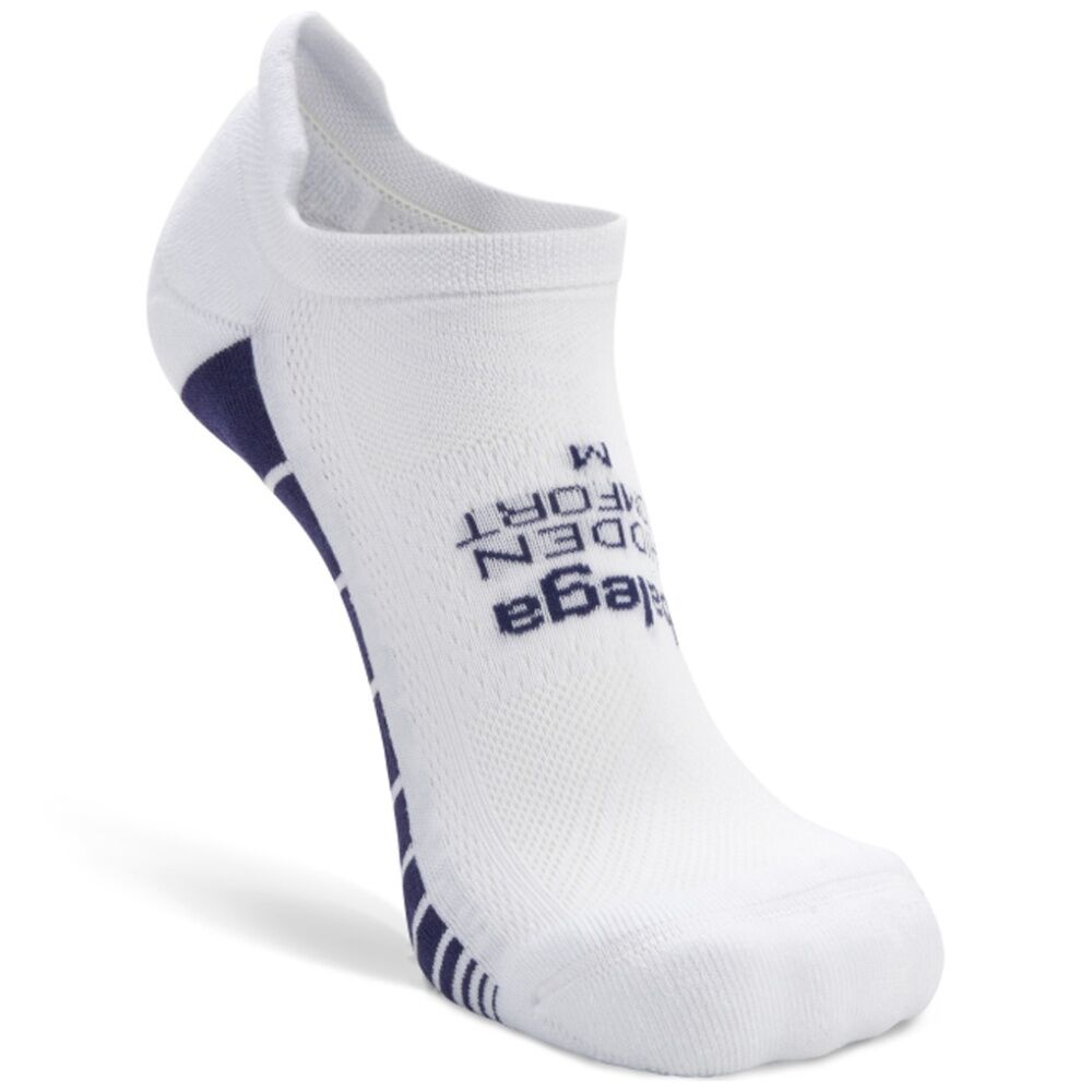 Balega Hidden Comfort No Show Skipper Moisture Wicking Socks White