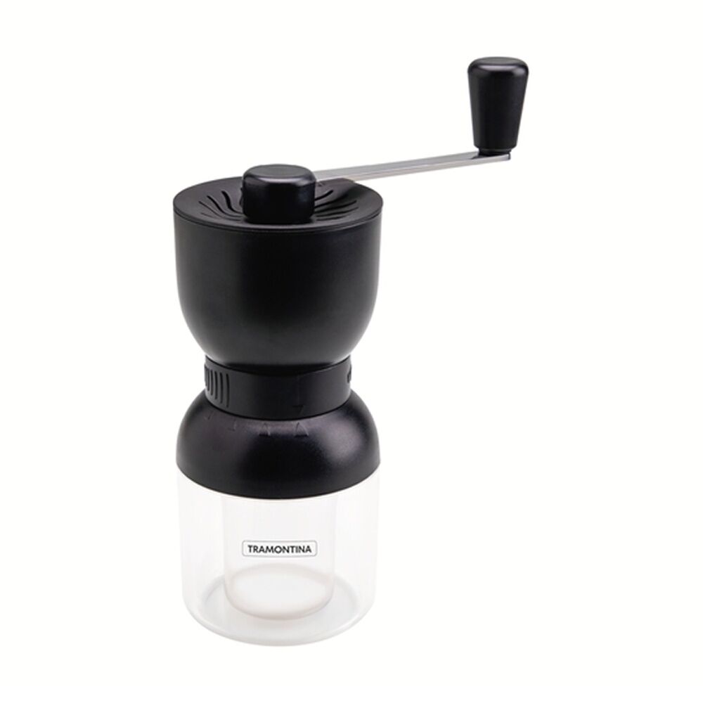 Tramontina Coffee Grinder Ceramic Mill Adjustable Grind Compact 220ml Black