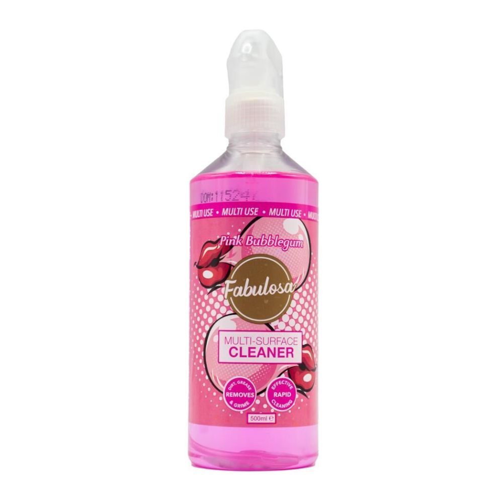 9PK Fabulosa 500ml Multi Surface Cleaner Pink Bubblegum