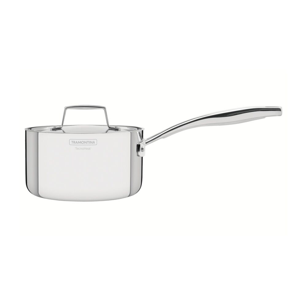 Tramontina Saucepan Tri-Ply Stainless Steel w/Lid Induction Safe 16cm/1.7L