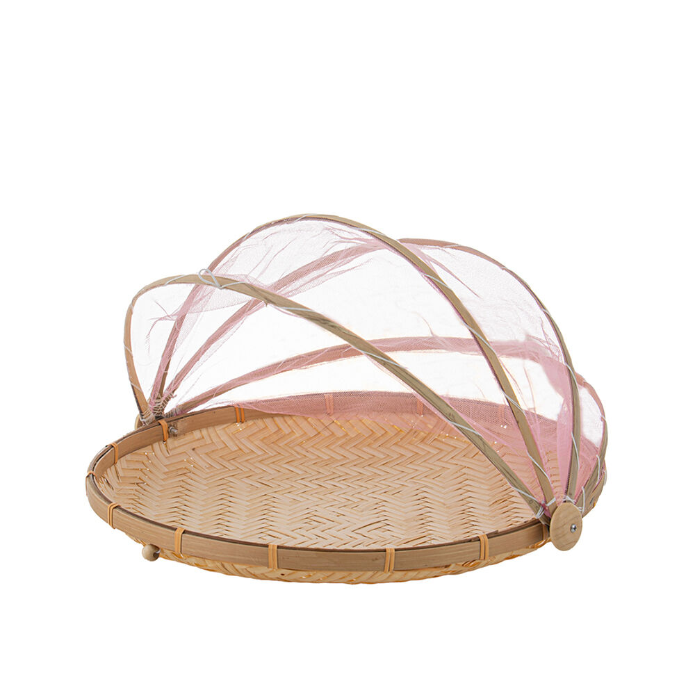 Ladelle Capri Collapsible Mesh Food Cover Portable Meal Protector Assorted