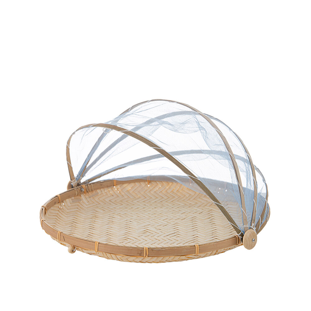 Ladelle Capri Collapsible Mesh Food Cover Portable Meal Protector Assorted