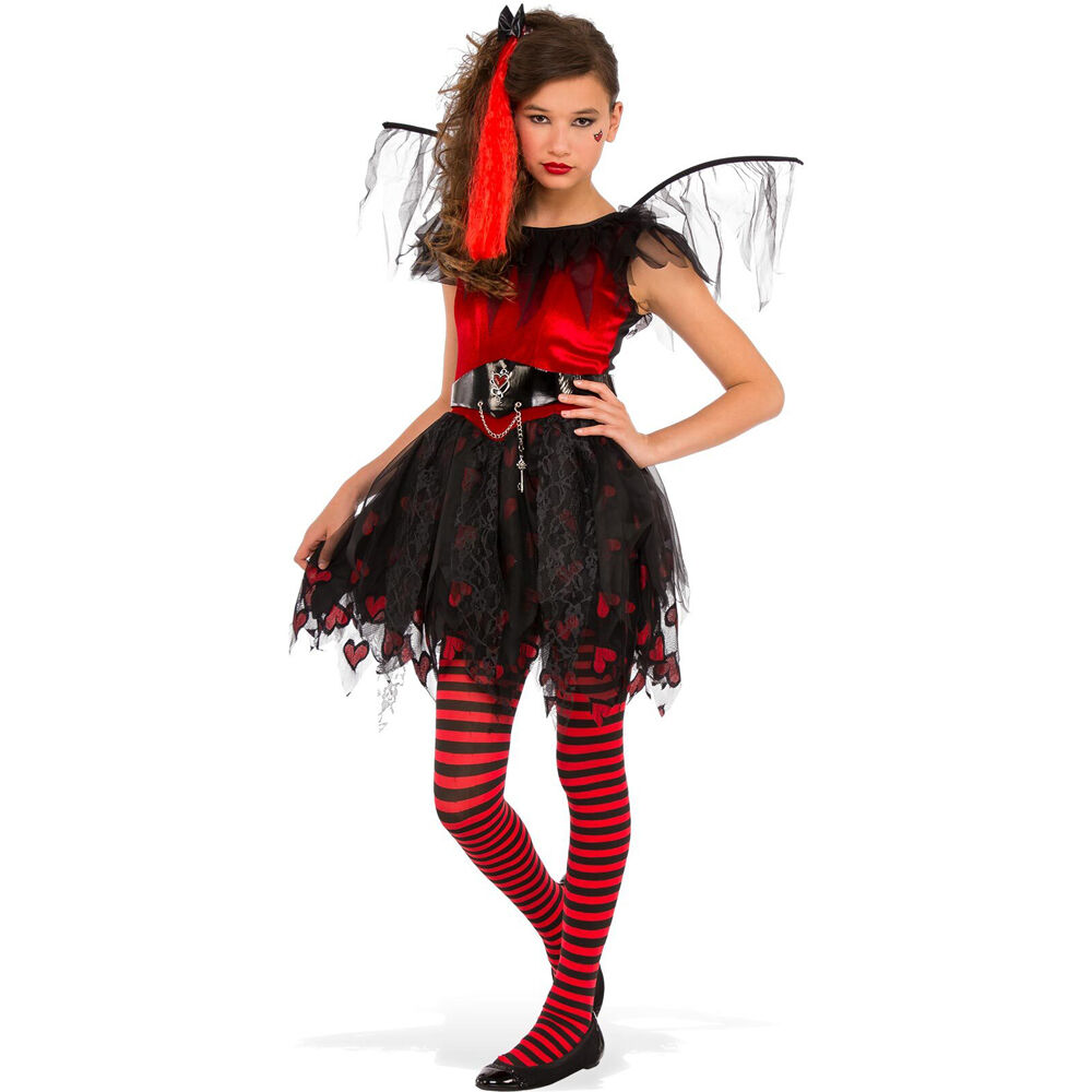 Rubies Punk Cupid Teen Kids Girls Dress Up Costume - Size S