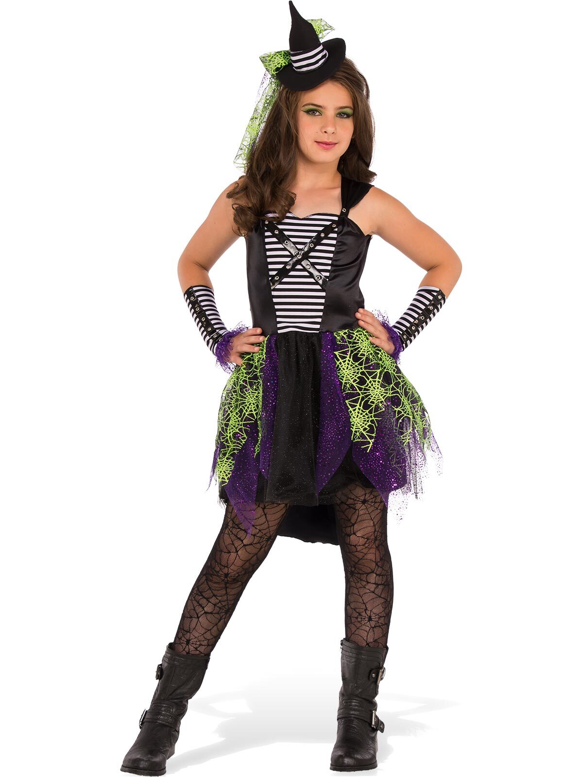 Rubies Midnight Witch Teen Kids Girls Dress Up Costume - Size S