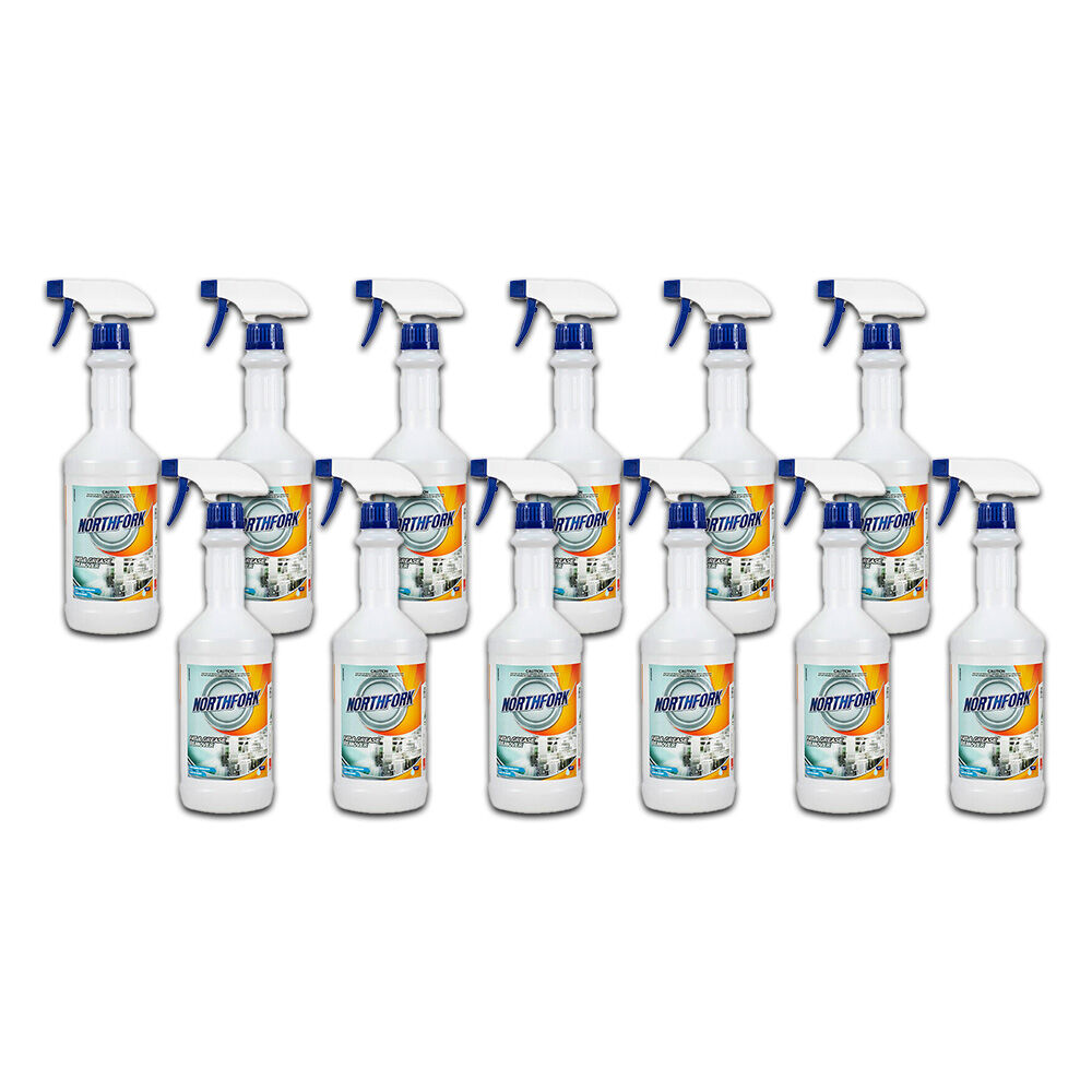 12PK Northfork Fat & Grease Remover Decanting Empty Bottle Spray 750ml