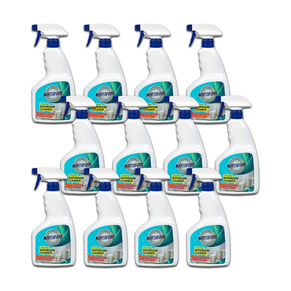 12PK Northfork Liquid General Bathroom Surface Cleaner 750ml