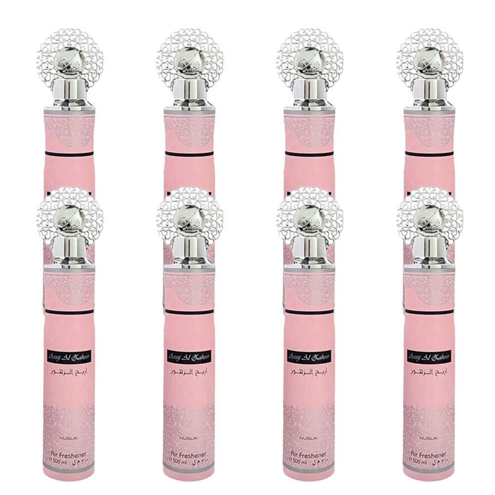 8PK Nusuk Air Freshener Odour Eliminator 300ml - Areej Al Zahoor