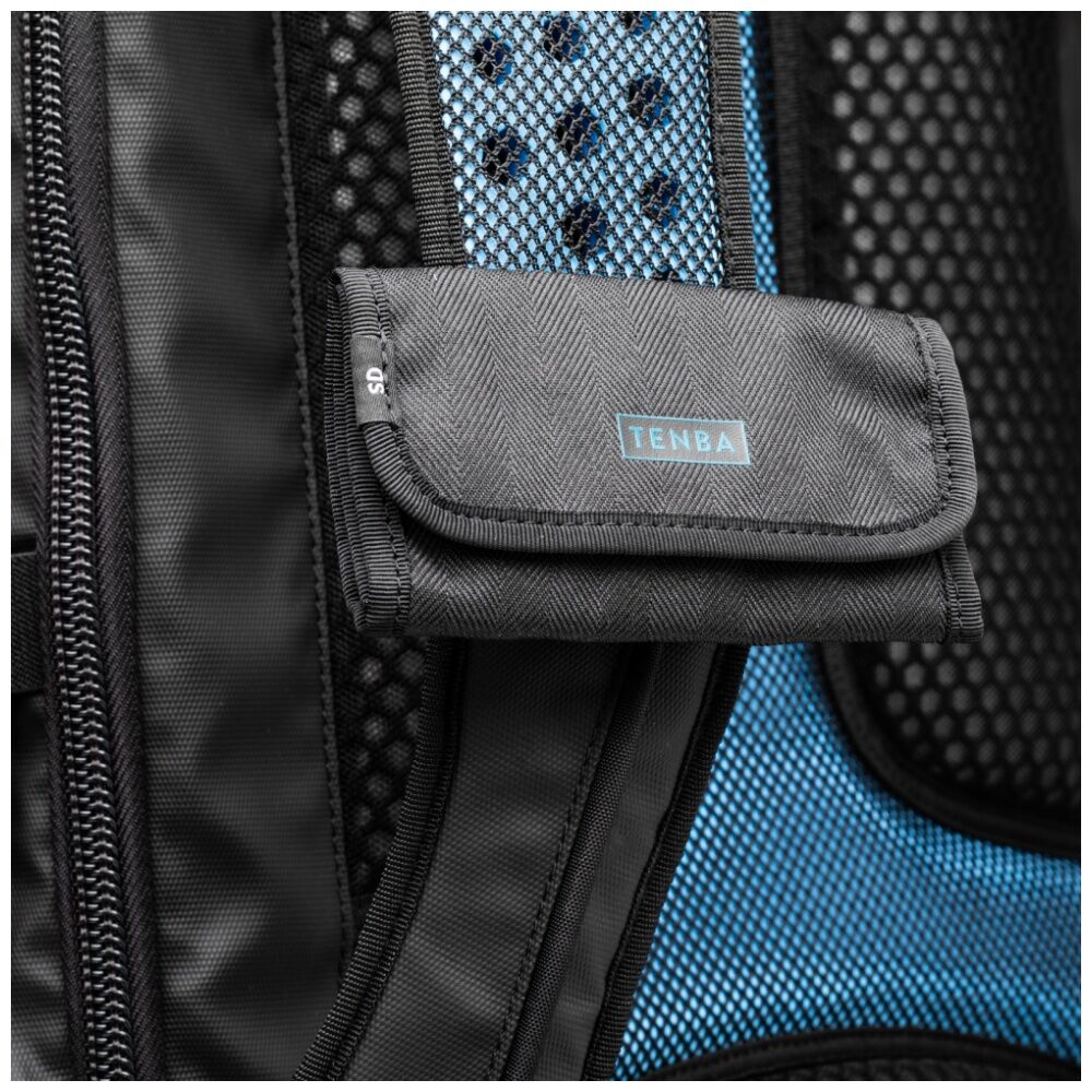Tenba Tools Reload SD 9 Card Wallet Capacity Memory - Black Camouflage/Lime