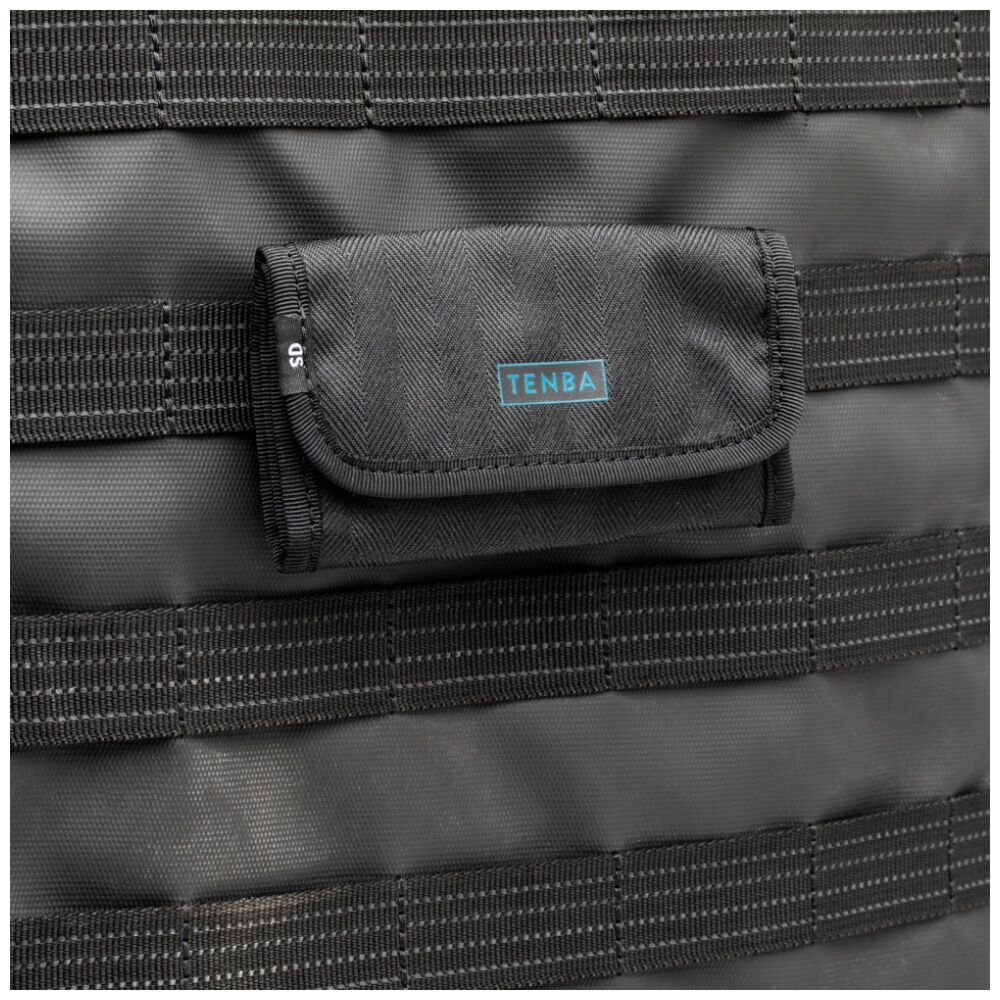 Tenba Tools Reload SD 9 Card Wallet Capacity Memory - Black Camouflage/Lime