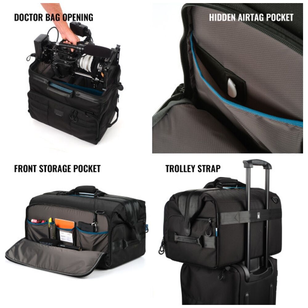 Tenba Cineluxe V2 Shoulder Bag 21 Hightop Professional Camera - Black