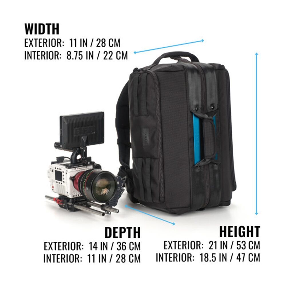 Tenba Cineluxe V2 Backpack 21 Quick Access Videography Protective - Black
