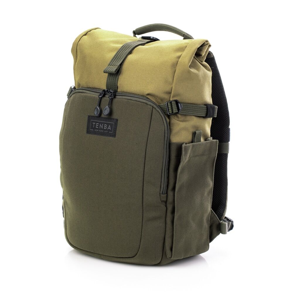 Tenba Fulton V2 10L Backpack Rolltop Camera Access - Tan/Olive