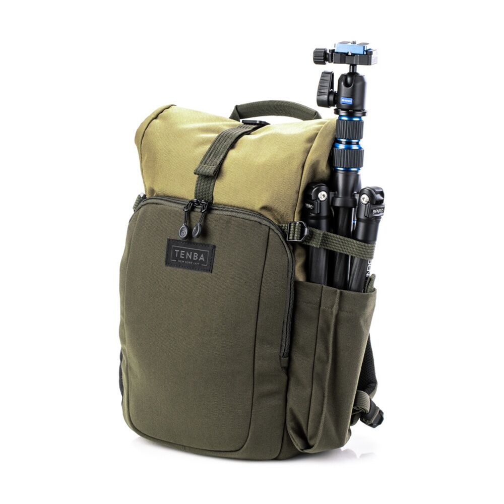 Tenba Fulton V2 10L Backpack Rolltop Camera Access - Tan/Olive