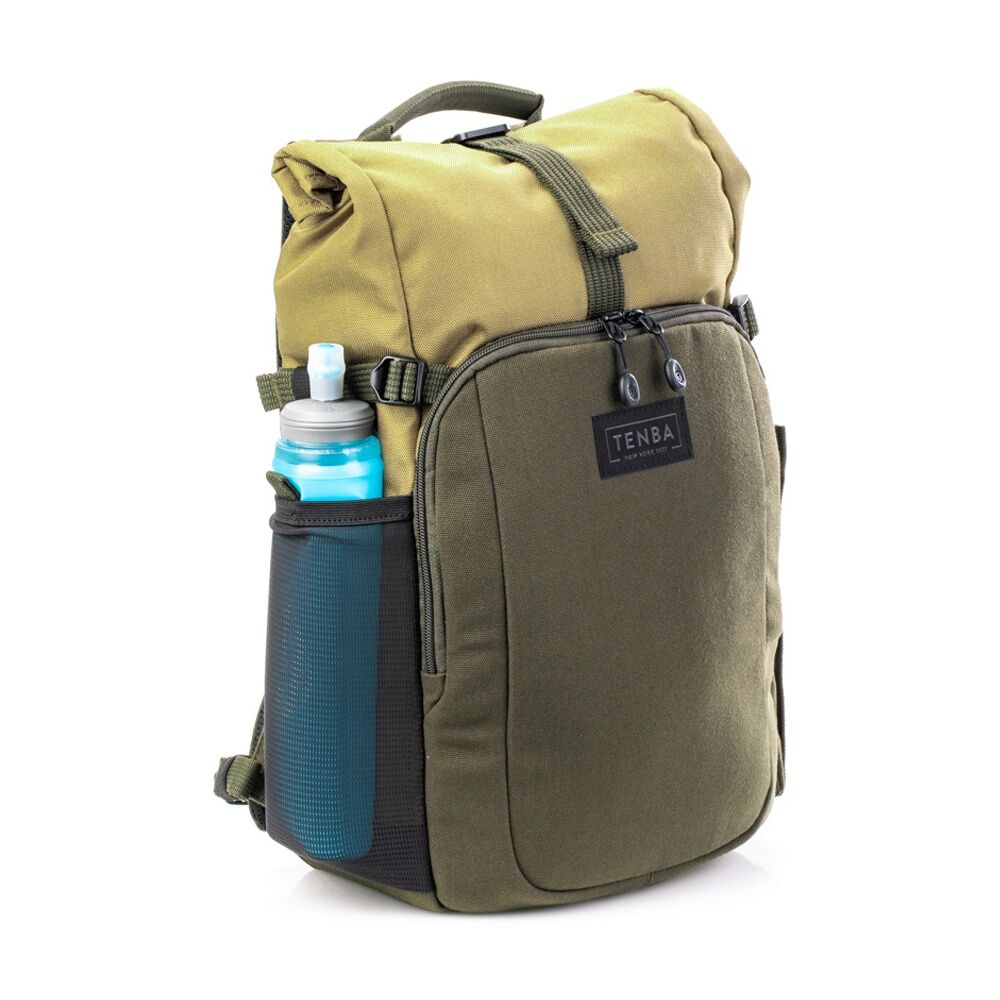 Tenba Fulton V2 10L Backpack Rolltop Camera Access - Tan/Olive