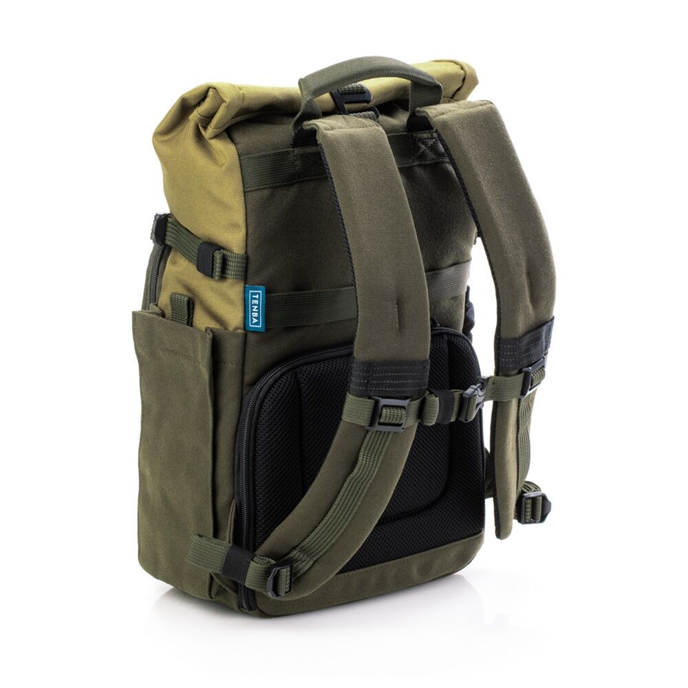 Tenba Fulton V2 10L Backpack Rolltop Camera Access - Tan/Olive