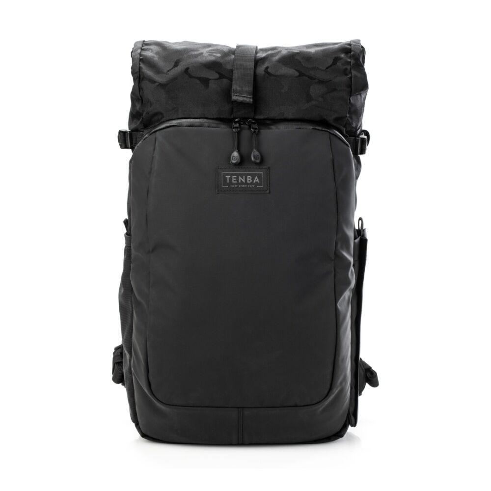 Tenba Fulton V2 16L All-Weather Backpack Camera Rolltop Design - Black