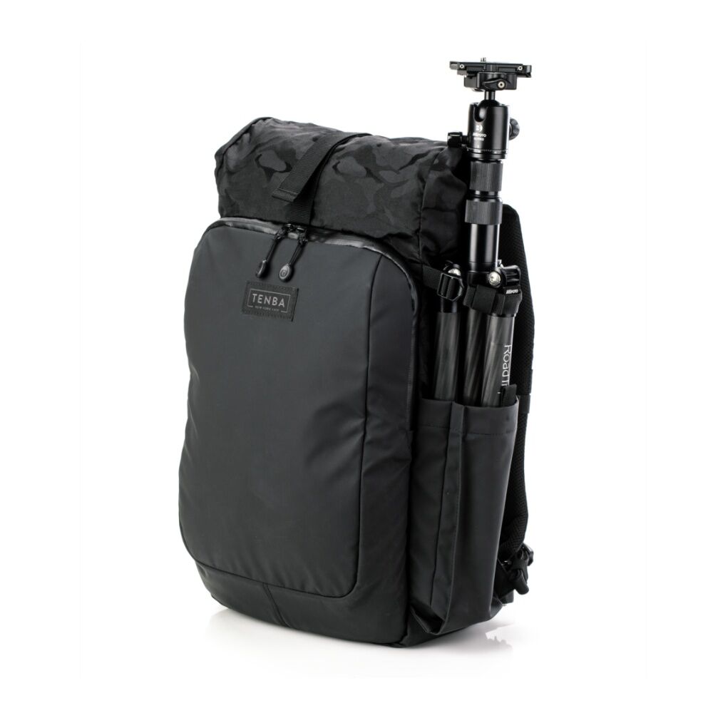 Tenba Fulton V2 16L All-Weather Backpack Camera Rolltop Design - Black