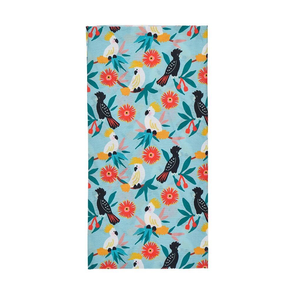 4PK Annabel Trends Happywrap Women's Hair Accessory 50x25cm Cockatoos