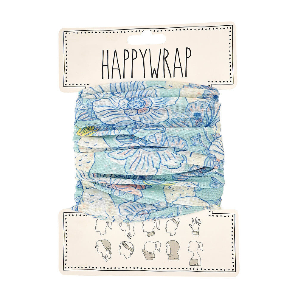 6PK Annabel Trends Happywrap Women's Bandana 50x25cm - Hello Cockie
