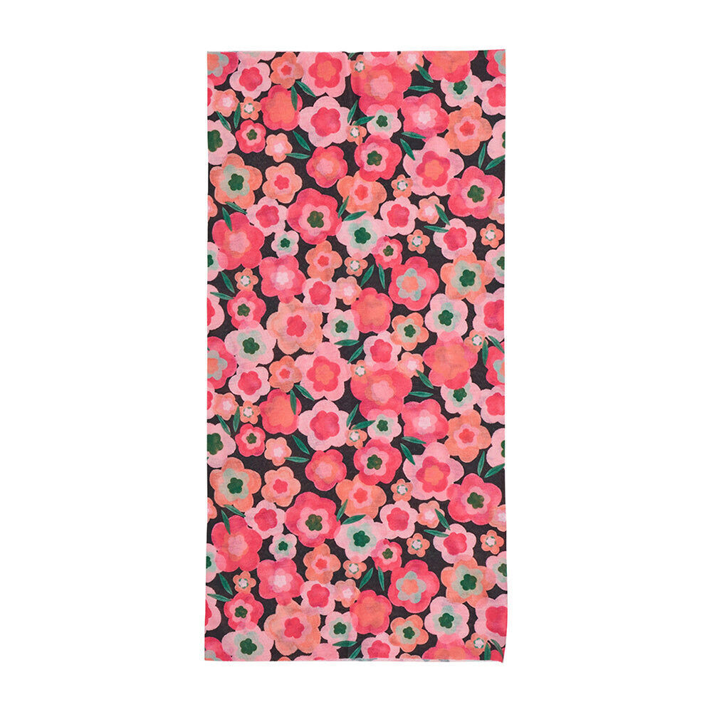 3PK Annabel Trends Happywrap Women's Bandana 50x25cm - Midnight Blooms