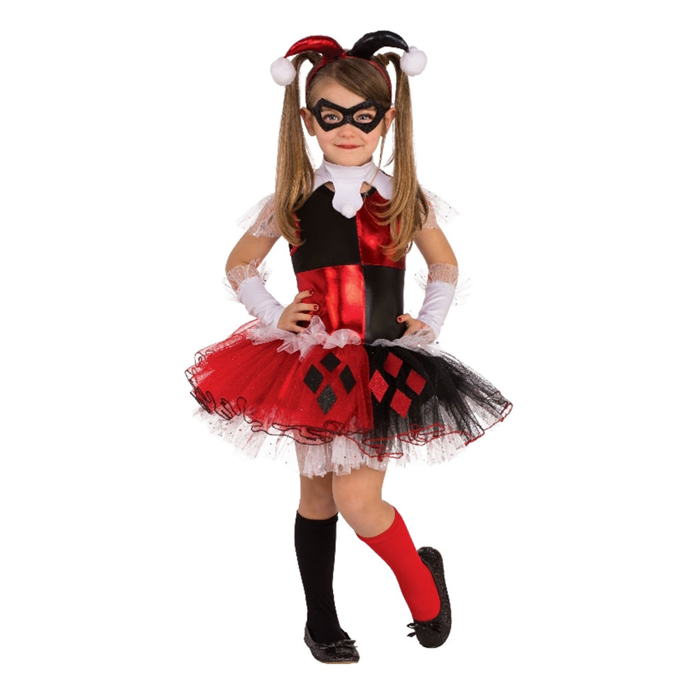 Dc Comics Harley Quinn Deluxe Costume Party Dress-Up
