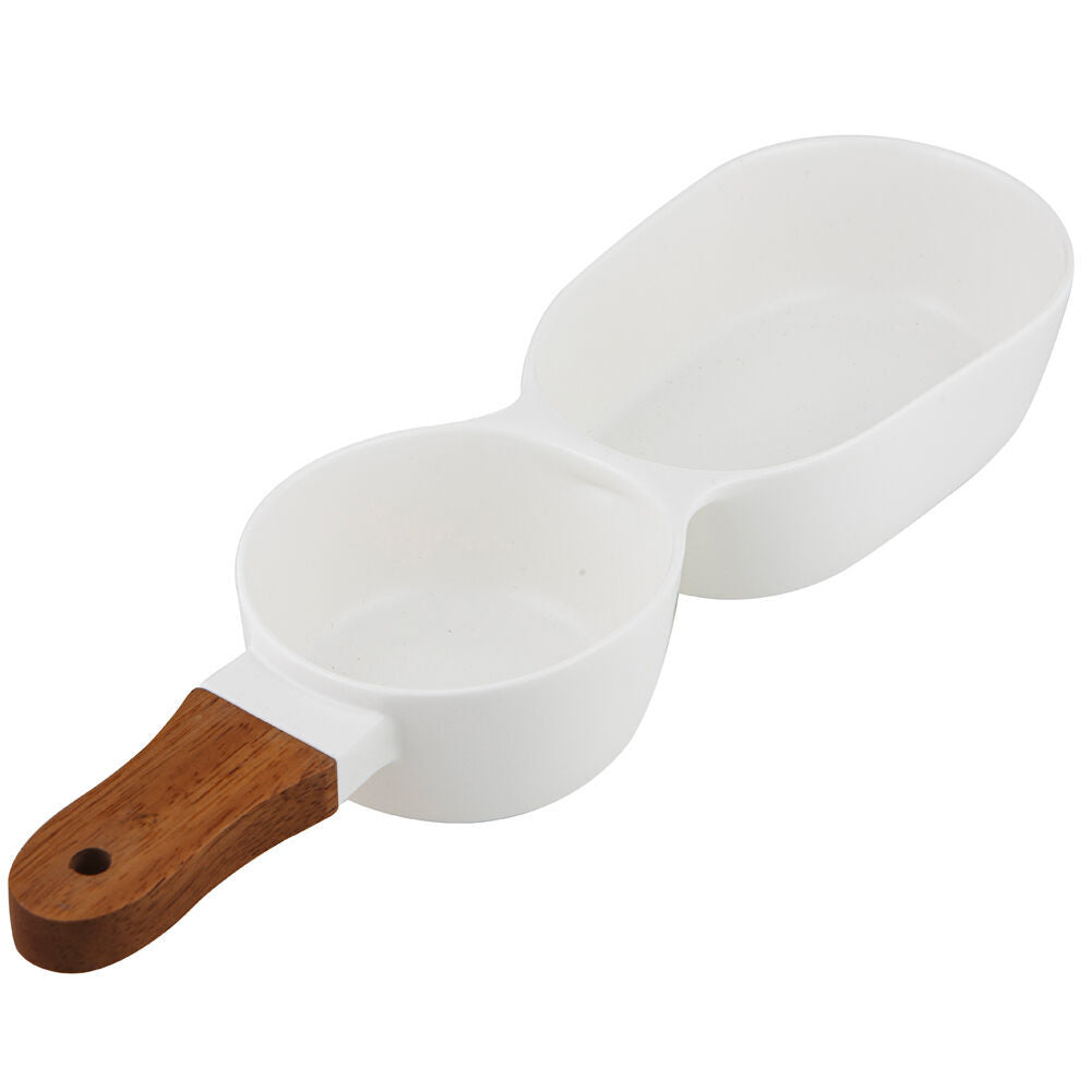 2PK Ladelle Essentials 2-Part Porcelain Serve Stick 26.5cm - White