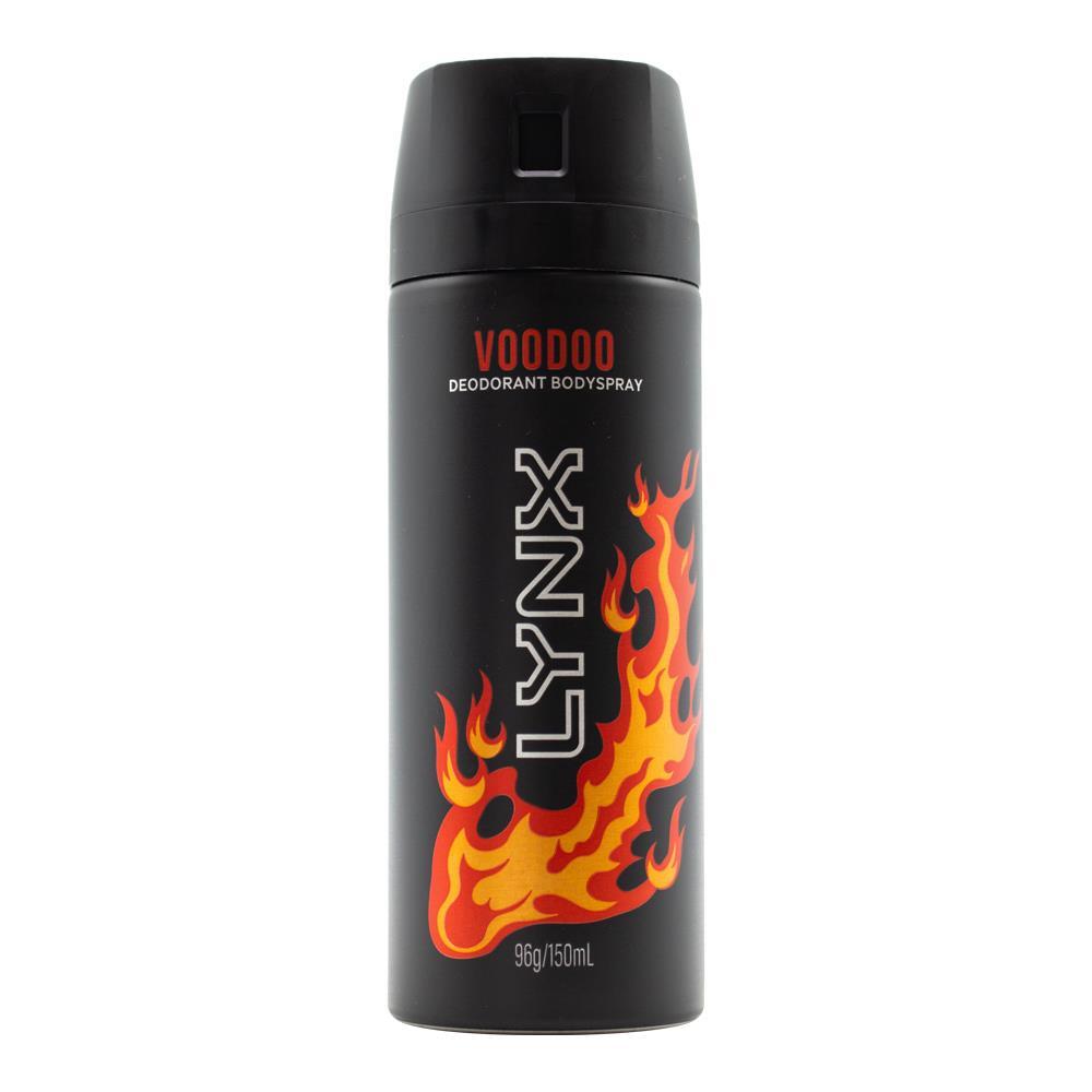 6PK Lynx 150ml Deodorant Fragrance 48h Protection Bodyspray - Voodoo