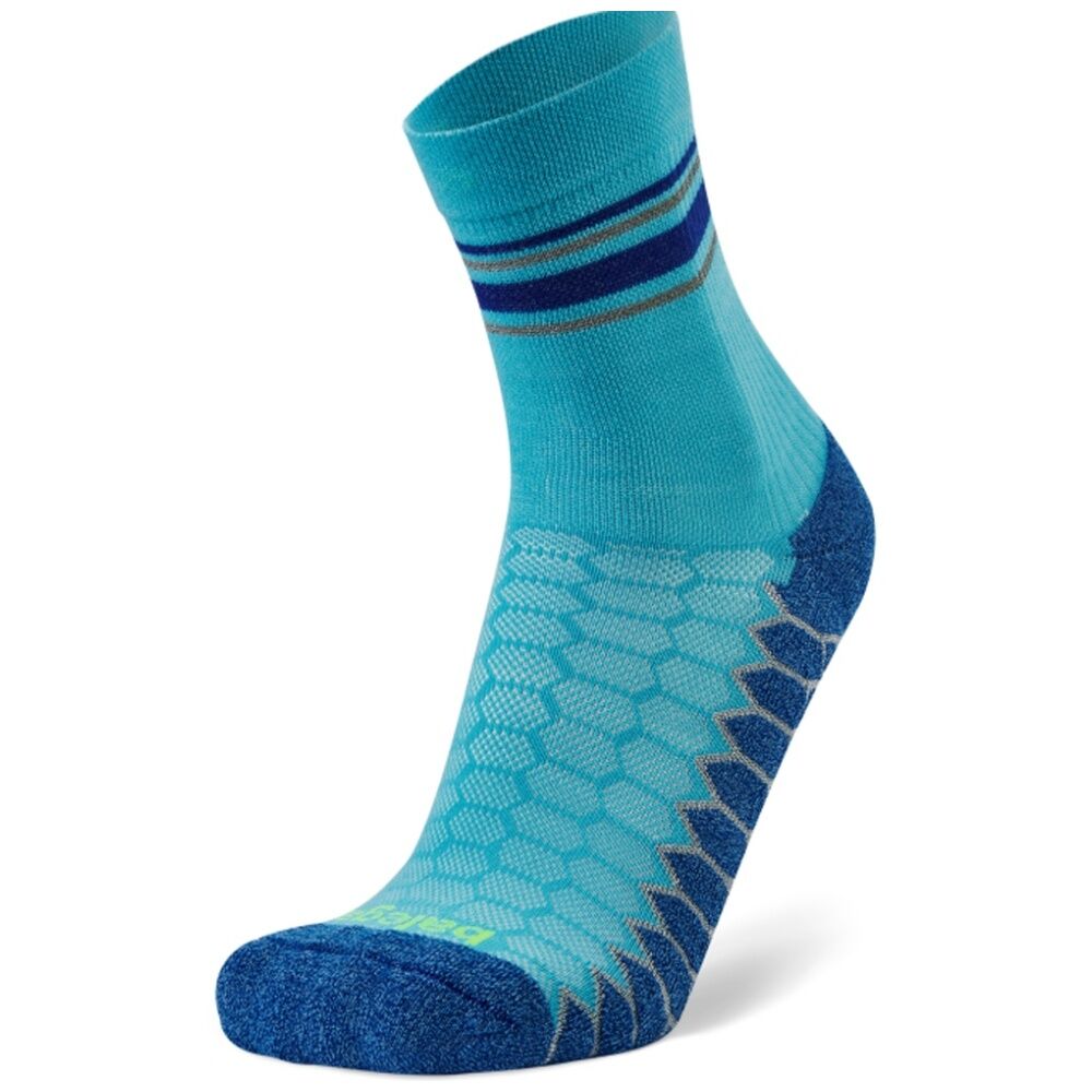 Balega Silver Antimicrobial Training Peformance Mini-Crew Socks Cobalt
