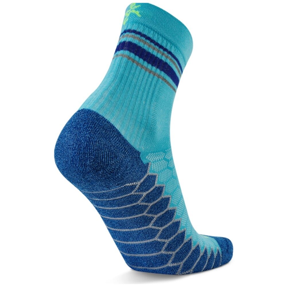 Balega Silver Antimicrobial Training Peformance Mini-Crew Socks Cobalt