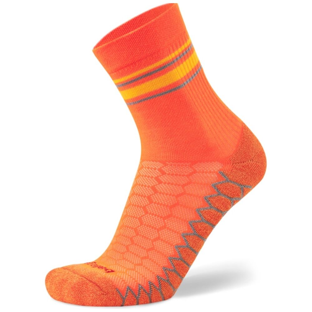 Balega Silver Antimicrobial Training Peformance Mini-Crew Socks Orange