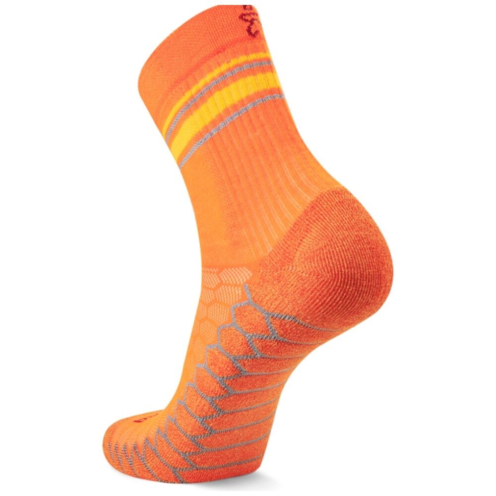 Balega Silver Antimicrobial Training Peformance Mini-Crew Socks Orange