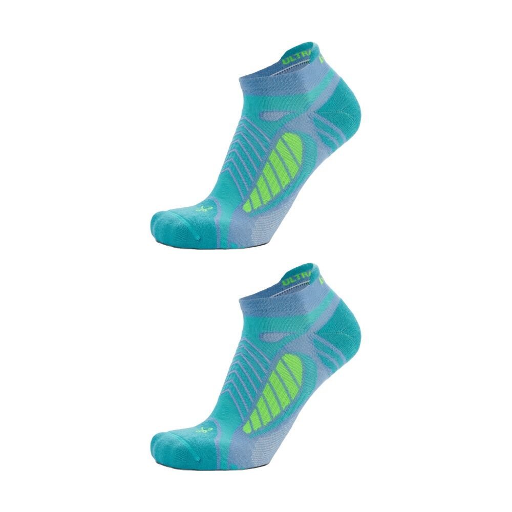 2PK Balega Ultralight No Show Lightweight Running Socks Cool Blue