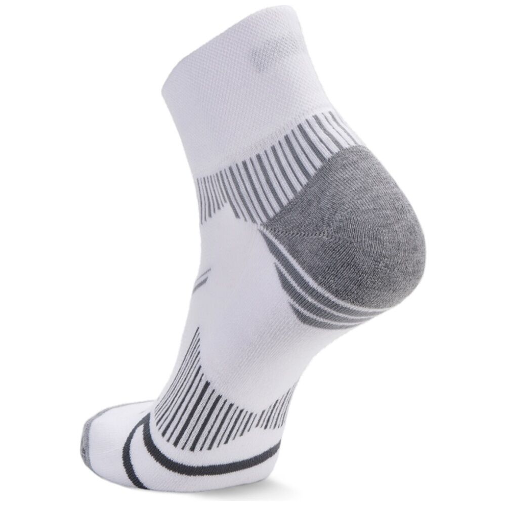 Balega Enduro Quater Socks With V-Tech Arch Medium-Support White