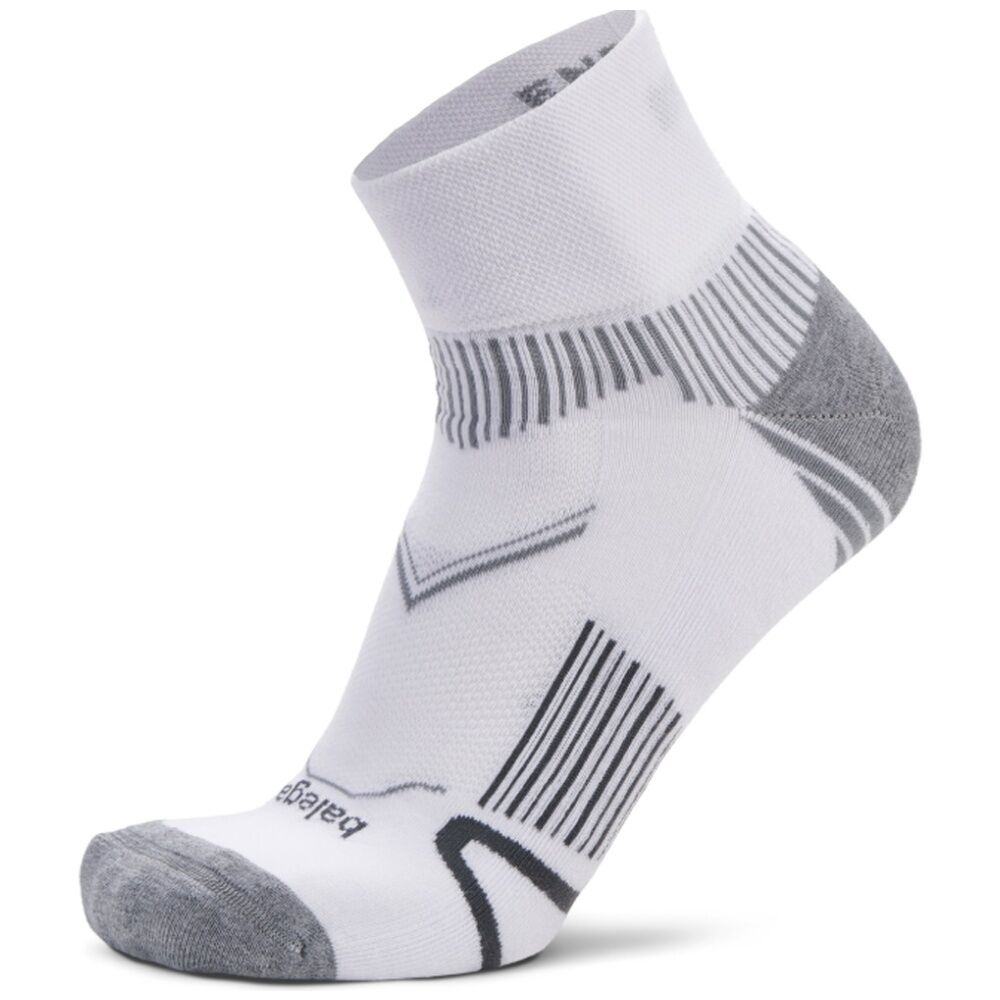 Balega Enduro Quater Socks With V-Tech Arch Medium-Support White