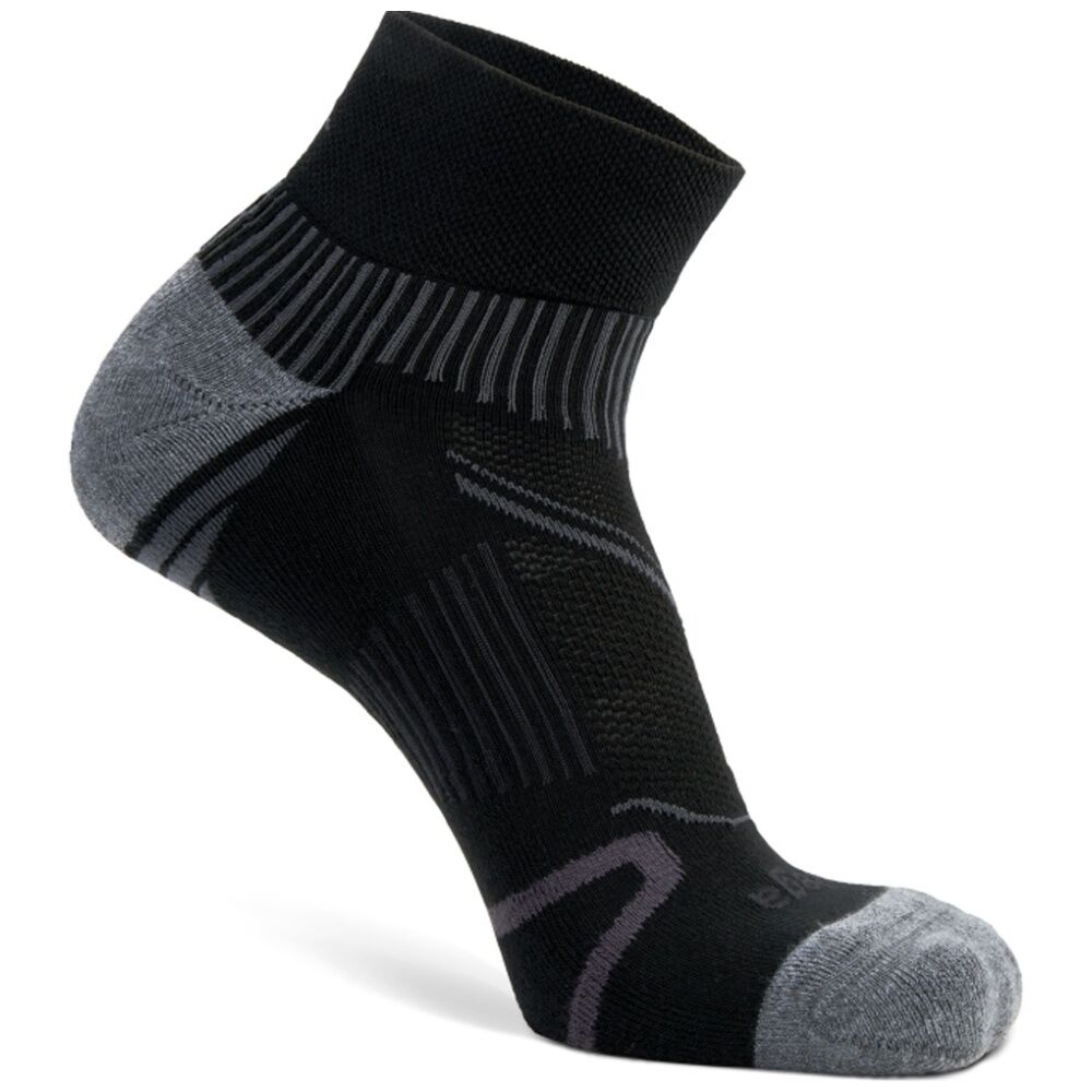 Balega Enduro Quater Socks With V-Tech Arch Medium-Support Black